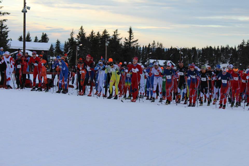 Starfeltet Romjulsrennet på Sjusjøen 2014. Foto: Dorte Finstad.